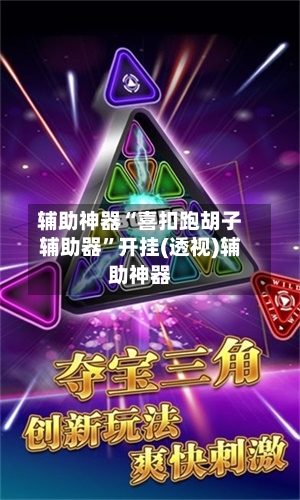 辅助神器“喜扣跑胡子辅助器”开挂(透视)辅助神器