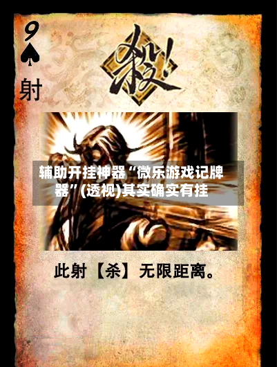 辅助开挂神器“微乐游戏记牌器	”(透视)其实确实有挂-第2张图片