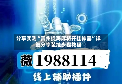 分享实测“贵州捉鸡麻将开挂神器	”详细分享装挂步骤教程-第2张图片