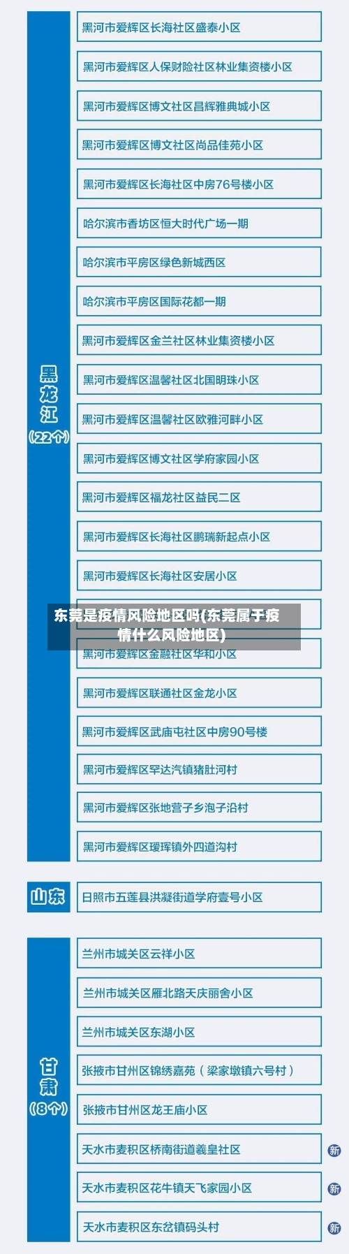 东莞是疫情风险地区吗(东莞属于疫情什么风险地区)-第3张图片