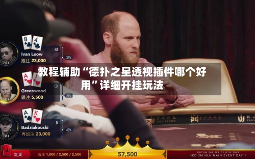 教程辅助“德扑之星透视插件哪个好用”详细开挂玩法-第2张图片