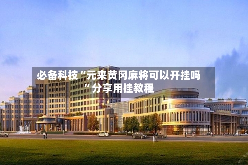 必备科技“元来黄冈麻将可以开挂吗”分享用挂教程-第3张图片