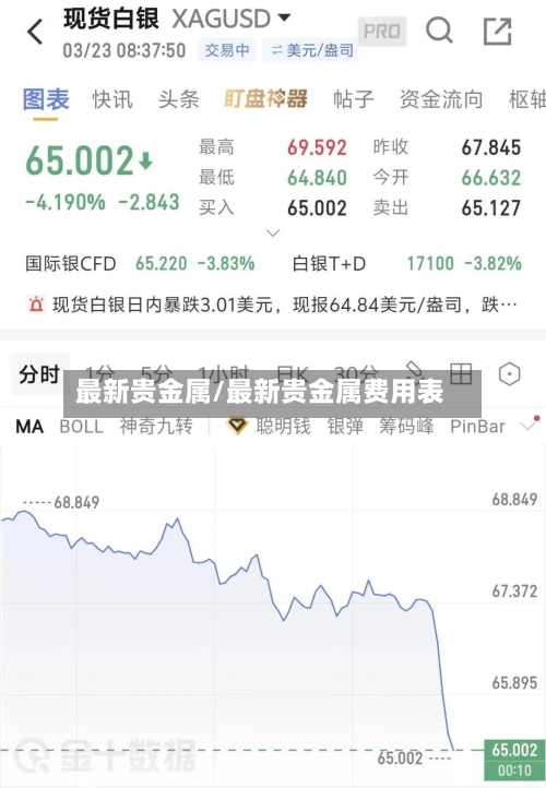 最新贵金属/最新贵金属费用表-第3张图片