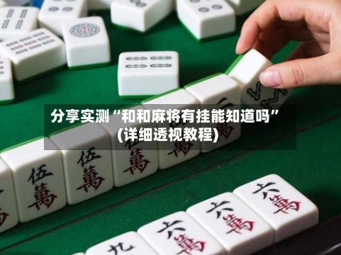 分享实测“和和麻将有挂能知道吗”(详细透视教程)-第2张图片