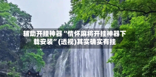辅助开挂神器“情怀麻将开挂神器下载安装	”(透视)其实确实有挂-第2张图片