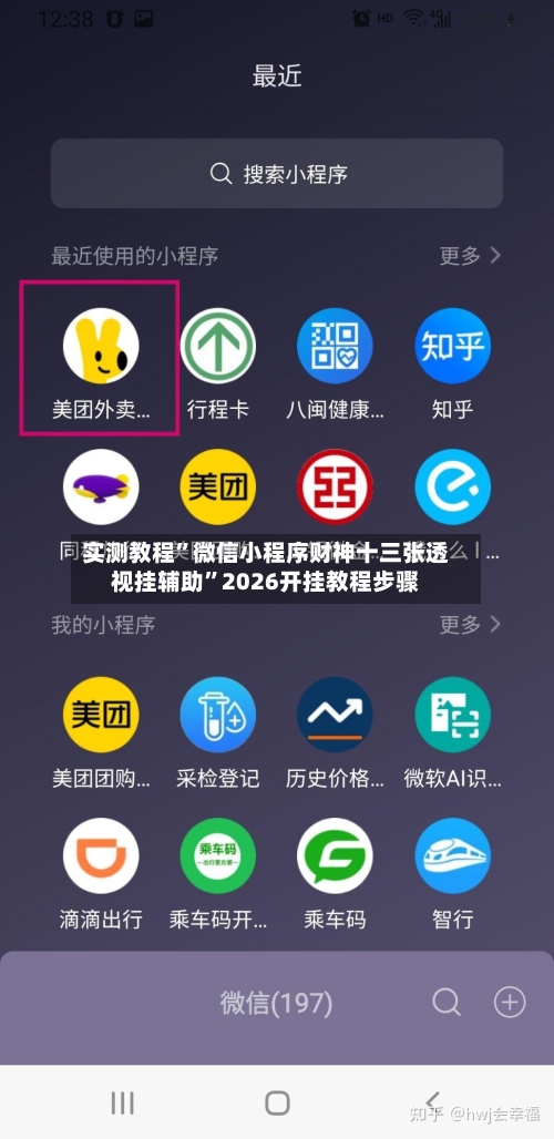 实测教程”微信小程序财神十三张透视挂辅助”2026开挂教程步骤-第3张图片