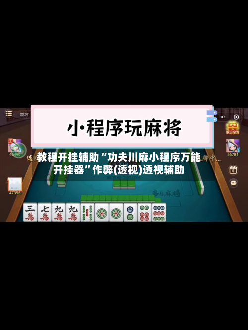 教程开挂辅助“功夫川麻小程序万能开挂器	”作弊(透视)透视辅助-第2张图片