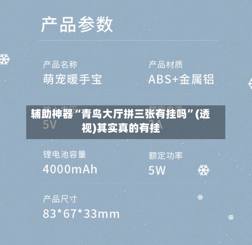 辅助神器“青鸟大厅拼三张有挂吗”(透视)其实真的有挂-第2张图片