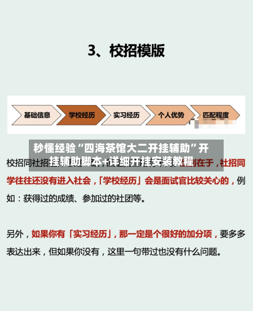 秒懂经验“四海茶馆大二开挂辅助”开挂辅助脚本+详细开挂安装教程-第3张图片