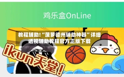 教程辅助!“菠萝德州辅助神器”详细透视辅助教程官方正版下载-第2张图片