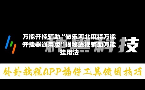 万能开挂辅助“微乐河北麻将万能开挂器通用版”揭秘透视辅助万能挂用法-第3张图片