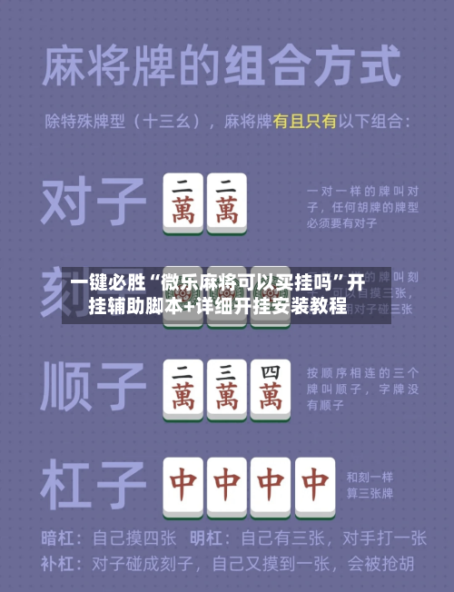 一键必胜“微乐麻将可以买挂吗”开挂辅助脚本+详细开挂安装教程-第2张图片