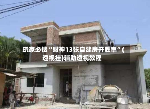 玩家必搜“财神13张自建房开胜率”(透视挂)辅助透视教程-第3张图片