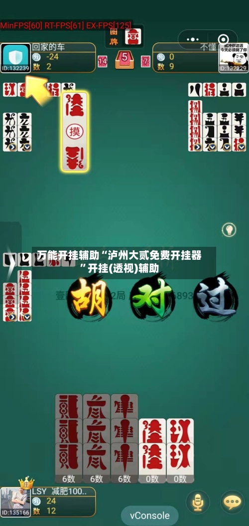 万能开挂辅助“泸州大贰免费开挂器”开挂(透视)辅助-第2张图片