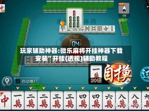 玩家辅助神器:微乐麻将开挂神器下载安装	”开挂(透视)辅助教程-第3张图片