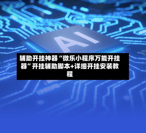 辅助开挂神器“微乐小程序万能开挂器”开挂辅助脚本+详细开挂安装教程-第2张图片
