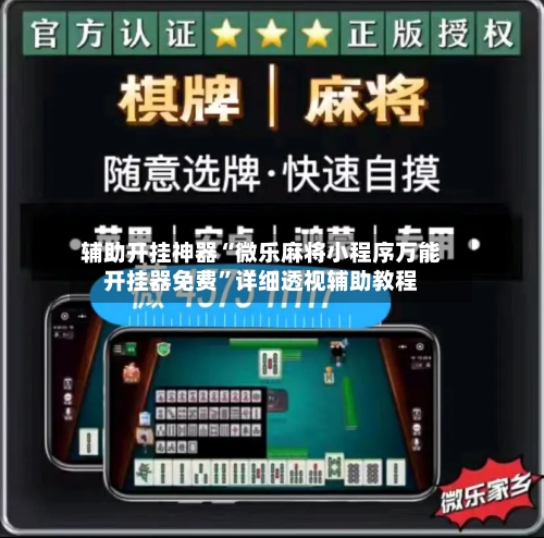 辅助开挂神器“微乐麻将小程序万能开挂器免费”详细透视辅助教程-第2张图片