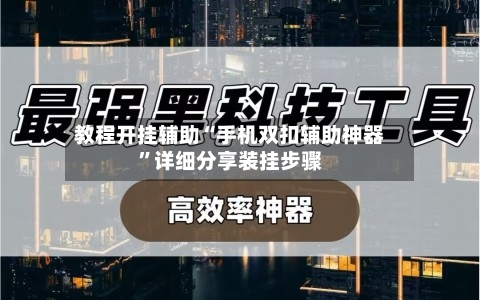 教程开挂辅助“手机双扣辅助神器”详细分享装挂步骤-第3张图片