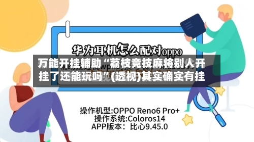 万能开挂辅助“荔枝竞技麻将别人开挂了还能玩吗”(透视)其实确实有挂-第3张图片