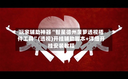 玩家辅助神器“智星德州菠萝透视插件工具”(透视)开挂辅助脚本+详细开挂安装教程-第2张图片