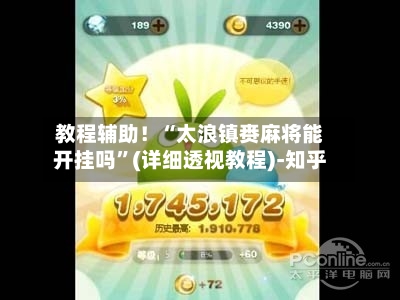 教程辅助！“太浪镇赉麻将能开挂吗”(详细透视教程)-知乎-第2张图片