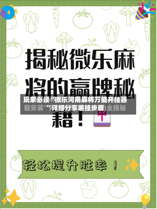 玩家必读“微乐河南麻将万能开挂器”详细分享装挂步骤-第2张图片
