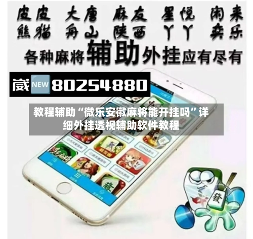 教程辅助“微乐安徽麻将能开挂吗”详细外挂透视辅助软件教程-第3张图片