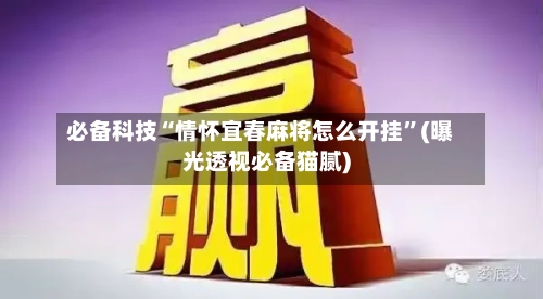 必备科技“情怀宜春麻将怎么开挂”(曝光透视必备猫腻)-第3张图片
