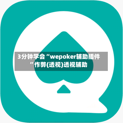3分钟学会“wepoker辅助插件”作弊(透视)透视辅助-第3张图片