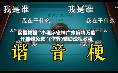 实操教程“小程序雀神广东麻将万能开挂器免费”(作弊)辅助透视教程-第2张图片