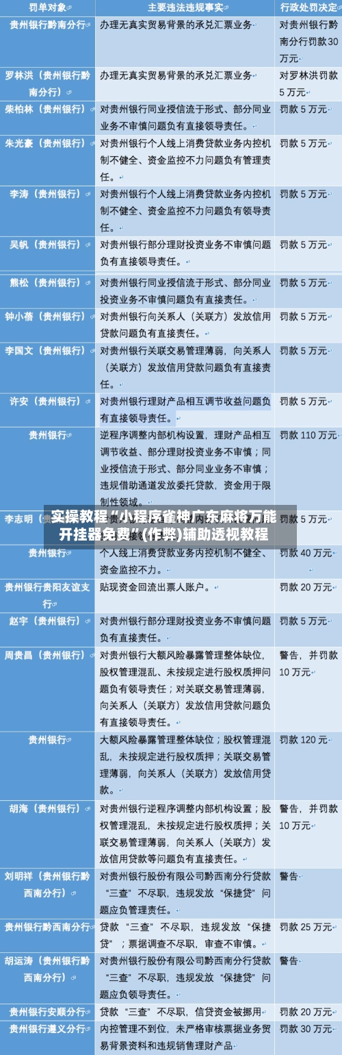 实操教程“小程序雀神广东麻将万能开挂器免费”(作弊)辅助透视教程-第3张图片