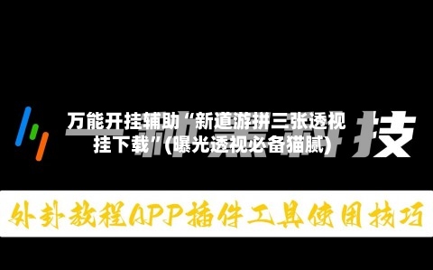 万能开挂辅助“新道游拼三张透视挂下载	”(曝光透视必备猫腻)-第3张图片