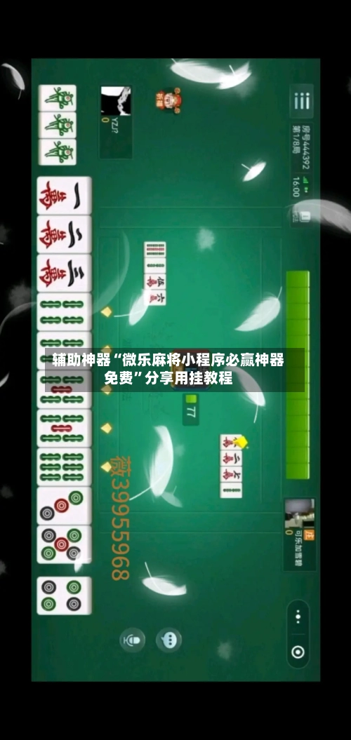 辅助神器“微乐麻将小程序必赢神器免费”分享用挂教程