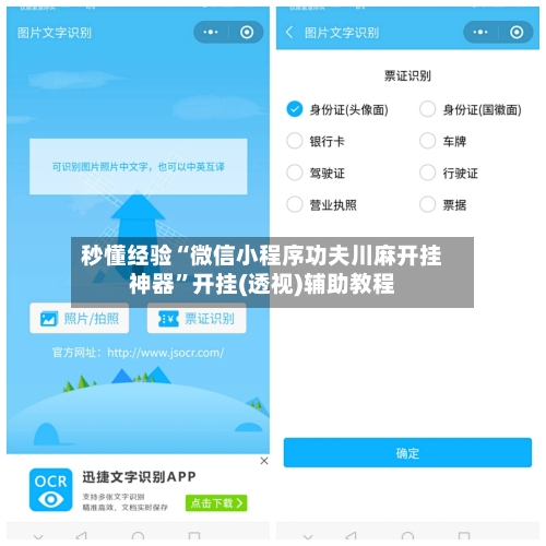 秒懂经验“微信小程序功夫川麻开挂神器”开挂(透视)辅助教程-第2张图片