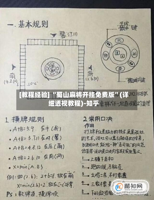 [教程经验] “蜀山麻将开挂免费版”(详细透视教程)-知乎-第2张图片
