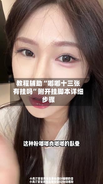 教程辅助“嘟嘟十三张有挂吗”附开挂脚本详细步骤-第2张图片