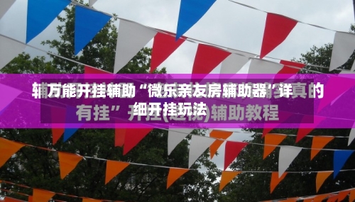 万能开挂辅助“微乐亲友房辅助器”详细开挂玩法-第2张图片