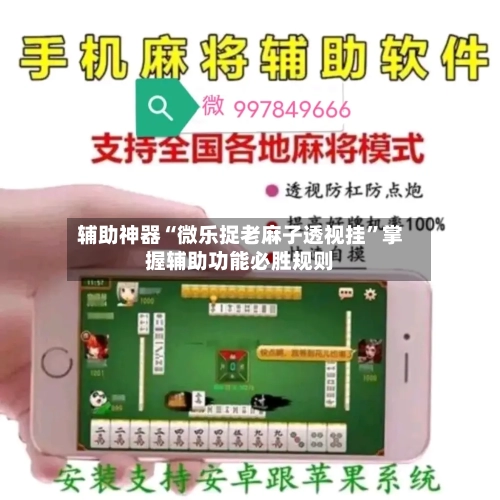 辅助神器“微乐捉老麻子透视挂”掌握辅助功能必胜规则-第3张图片
