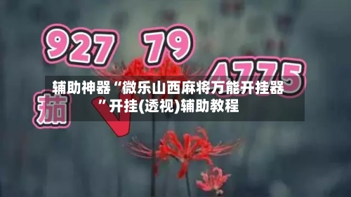 辅助神器“微乐山西麻将万能开挂器”开挂(透视)辅助教程