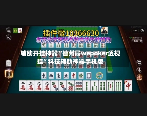 辅助开挂神器“德州局wepoker透视挂”科技辅助神器手机版-第3张图片