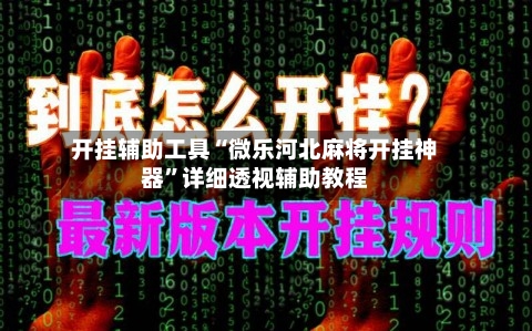 开挂辅助工具“微乐河北麻将开挂神器”详细透视辅助教程-第3张图片