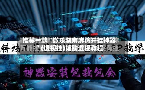 推荐一款“微乐湖南麻将开挂神器”(透视挂)辅助透视教程-第3张图片