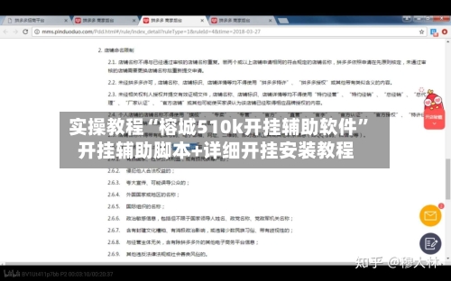 实操教程“榕城510k开挂辅助软件”开挂辅助脚本+详细开挂安装教程-第3张图片