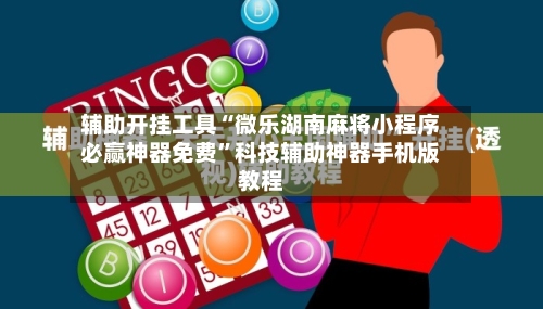 辅助开挂工具“微乐湖南麻将小程序必赢神器免费”科技辅助神器手机版教程-第2张图片
