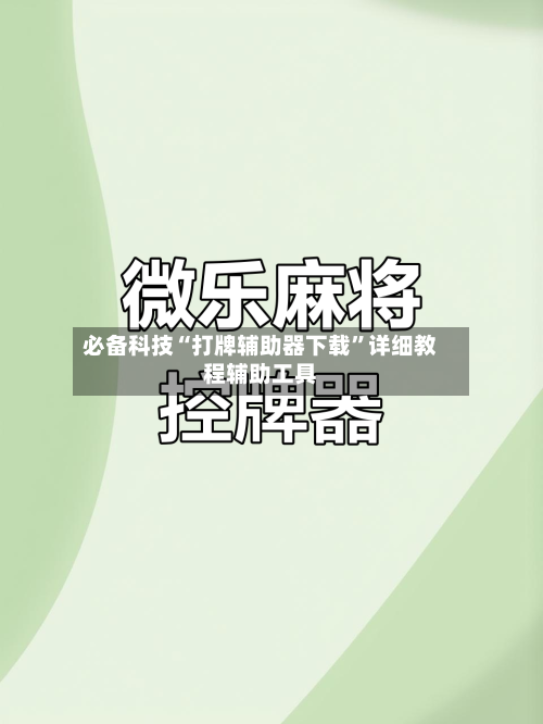 必备科技“打牌辅助器下载”详细教程辅助工具-第3张图片