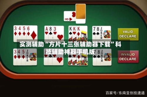 实测辅助“方片十三张辅助器下载	”科技辅助神器手机版-第3张图片