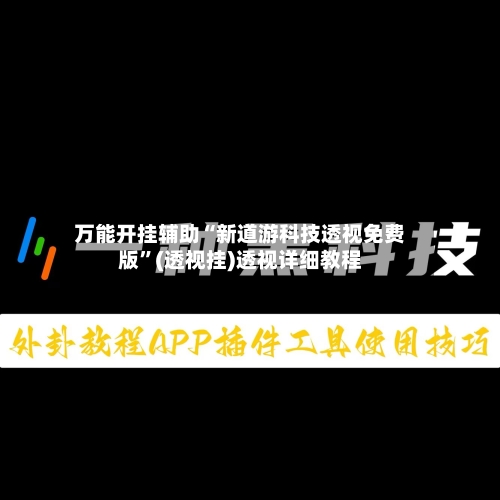 万能开挂辅助“新道游科技透视免费版”(透视挂)透视详细教程