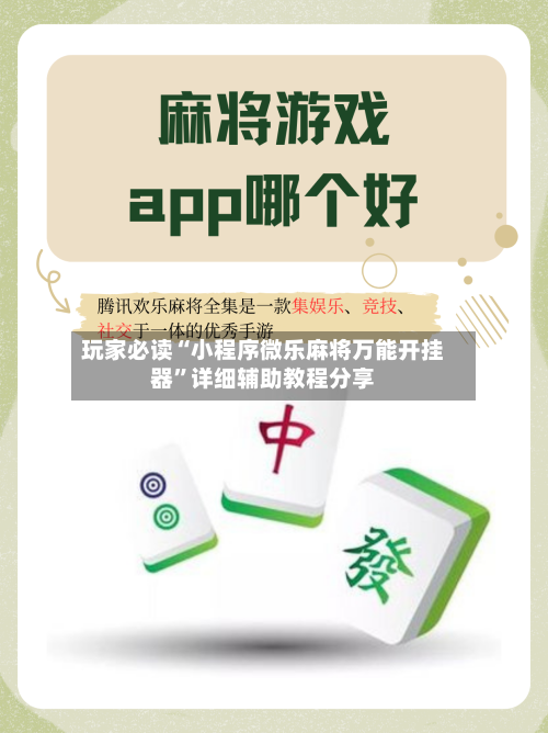 玩家必读“小程序微乐麻将万能开挂器	”详细辅助教程分享-第2张图片