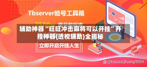 辅助神器“旺旺冲击麻将可以开挂”开挂神器{透视辅助}全揭秘-第2张图片
