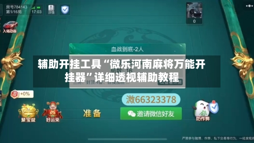 辅助开挂工具“微乐河南麻将万能开挂器”详细透视辅助教程-第3张图片